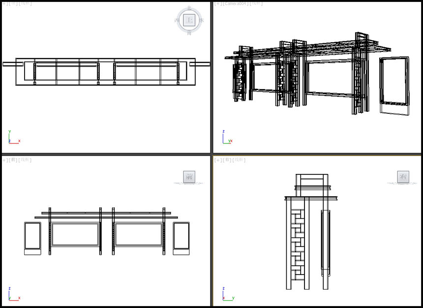 公交站牌候車亭制作