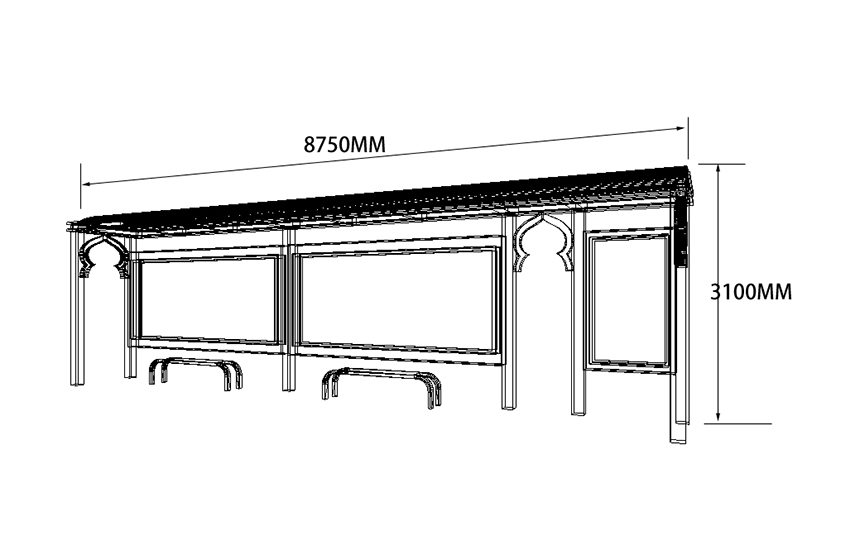 特色公交車站候車亭