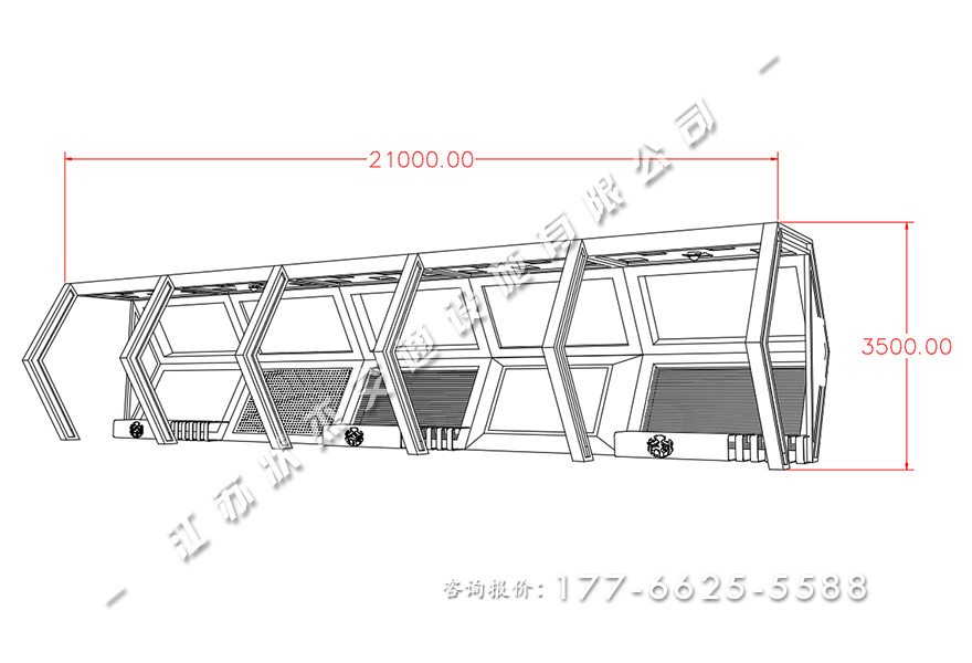 智能公交車(chē)站候車(chē)亭圖片