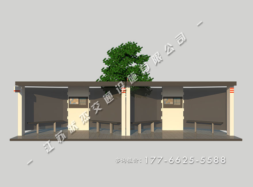 公交站亭報價(jià)及圖片