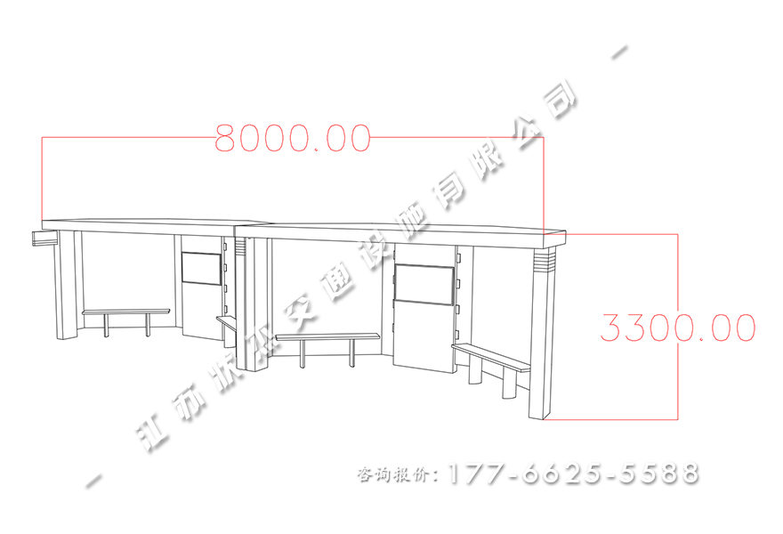 公交站亭報價(jià)及圖片