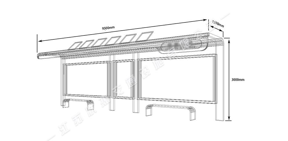 太陽(yáng)能候車(chē)亭尺寸圖